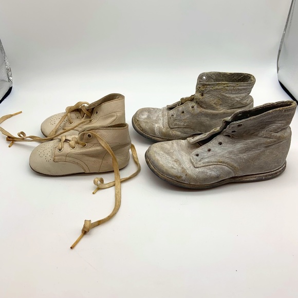 Vintage Other - Vintage Baby/Toddler Shoes 2 Pairs From the 1950s